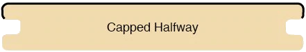 capped halfway