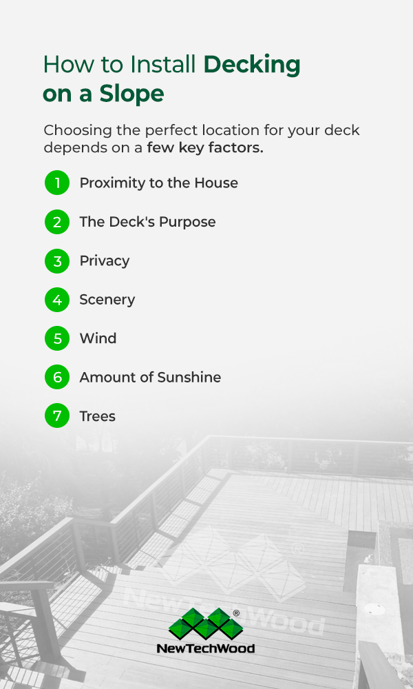How to Install Decking on a Slope